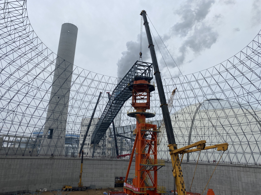 萬(wàn)華熱電鋼架 